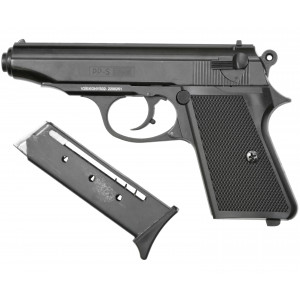 Сигнальный пистолет PP-S KURS (Walther PP) кал. 5,5 мм под 10ТК, черный
