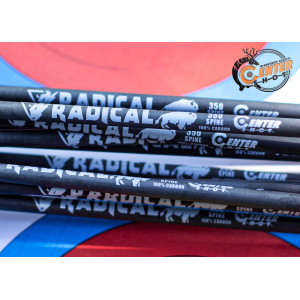 Стрела лучная карбоновая Centershot Radical 350, Blazer 2"